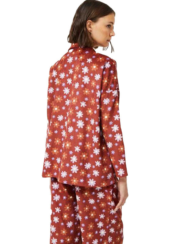 COMPANIA FANTASTICA CAMISA DE PANA ESTAMPADO FLORA