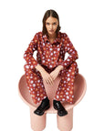 COMPANIA FANTASTICA CAMISA DE PANA ESTAMPADO FLORA