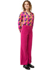 COMPAÑÍA FANTÁSTICA PANTALÓN DE PANA FUCSIA