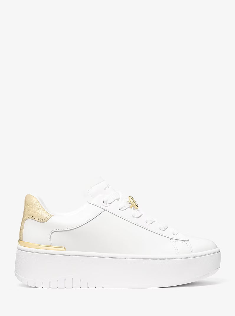 MICHAEL KORS DOTTIE LACE UP PALE GOLD