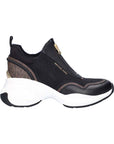 MICHAEL KORS ZUMA SLIP TRAINER BLACK