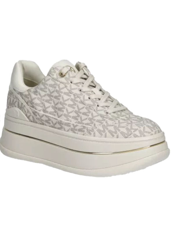 MICHAEL KORS ZAPATILLA HAYES CON LOGOTIPO VANILLA