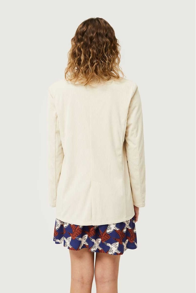COMPANIA FANTASTICA BLAZER DE PANA BLANCO