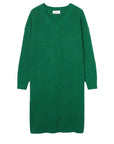 COMPAÑÍA FANTÁSTICA VESTIDO MIDI CUELLO PICO VERDE