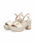 LIU JO HARPER 04 - SANDAL CALF MILK