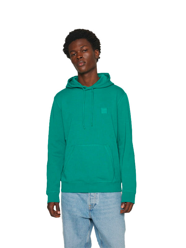 BOSS SUDADERA CON CAPUCHA WETALK VERDE