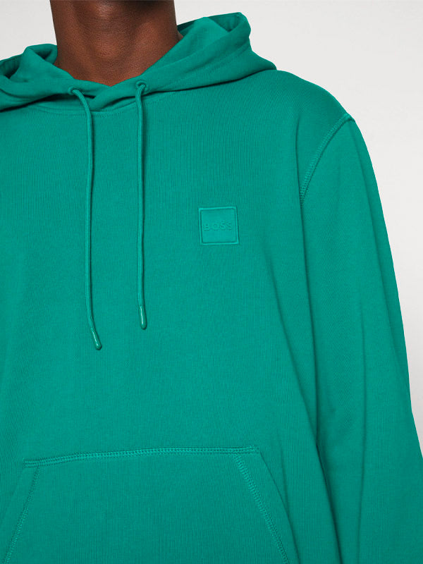 BOSS SUDADERA CON CAPUCHA WETALK VERDE