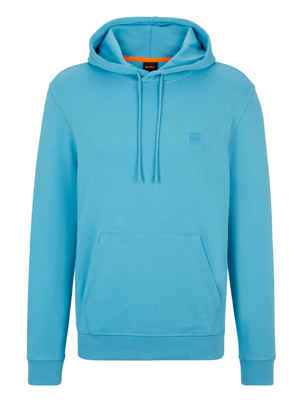 BOSS SUDADERA CON CAPUCHA WETALK CELESTE