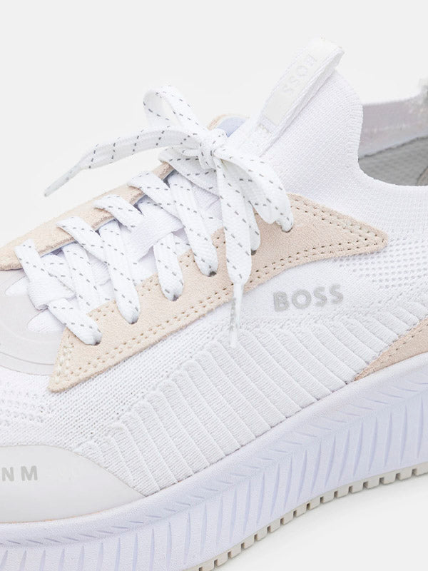 BOSS ZAPATILLAS TIPO CALCETÍN TTNM EVO SLON BEIGE