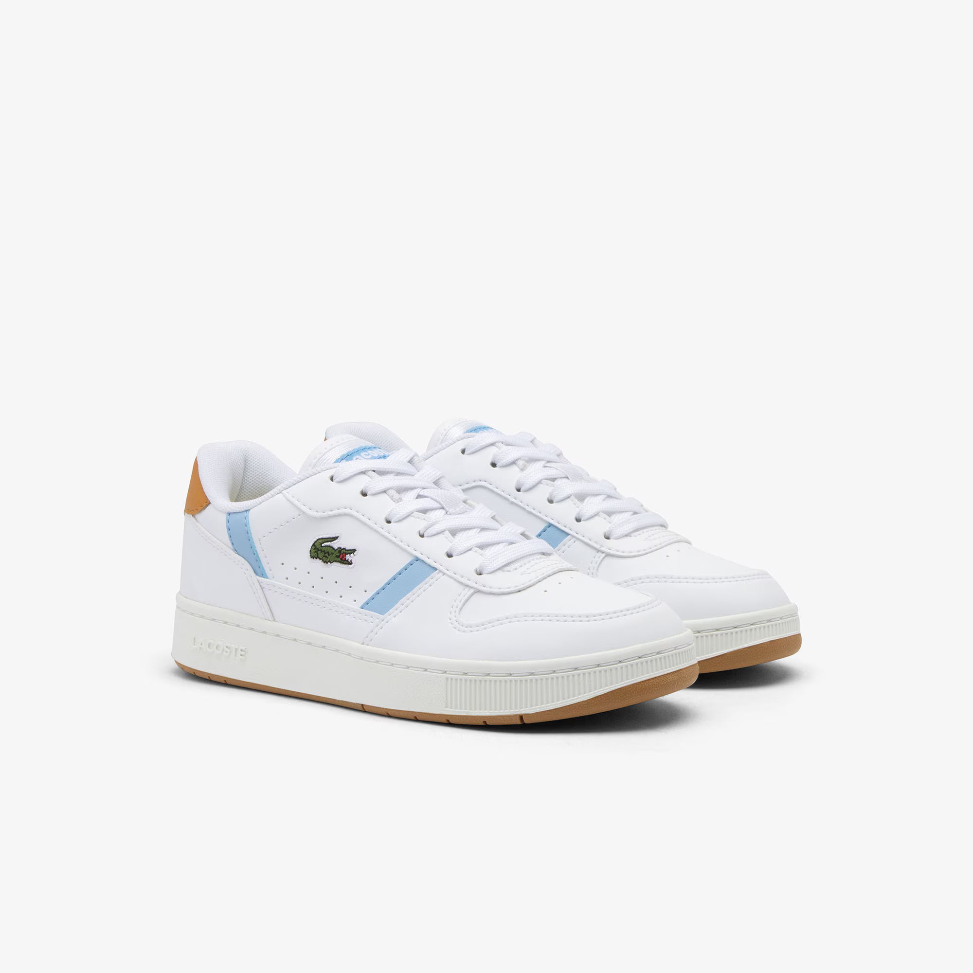 LACOSTE T CLIP SET 225 WHT LT BLU