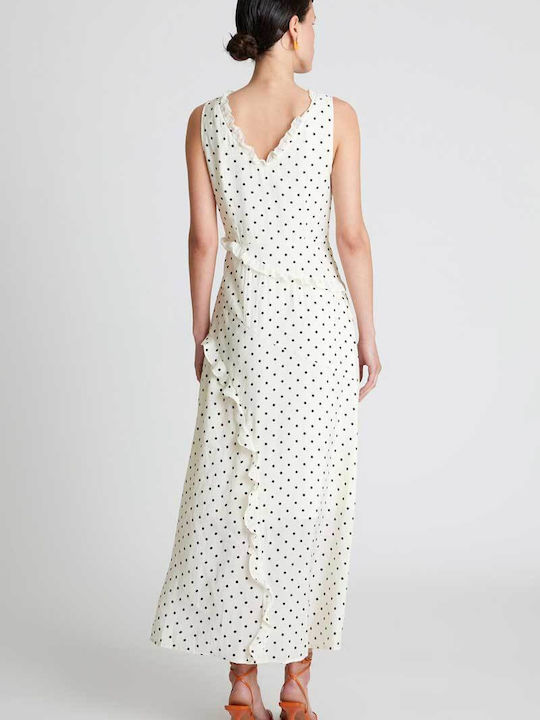 COMPAÑIA FANTASTICA VESTIDO LARGO VOLANTES LUNARES