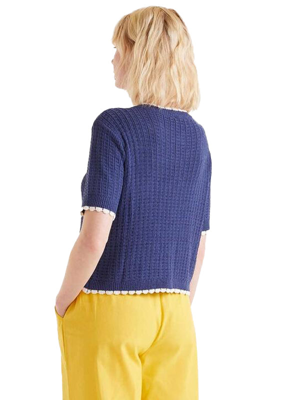 COMPAÑIA FANTASTICA CARDIGAN DE PUNTO MANGA CORTA