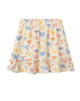 COMPAÑIA FANTASTICA FALDA CORTA ESTAMPADO DE LAZOS