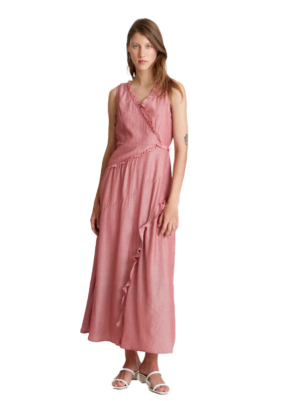 COMPAÑIA FANTASTICA VESTIDO LARGO VOLANTES