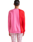 COMPAÑIA SUDADERA BICOLOR ROSA
