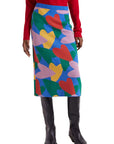 COMPAÑIA FANTASTICA FALDA MIDI ESTAMP CUPIDO