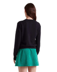 COMPAÑIA FANTASTICA CARDIGAN CORAZONES NEGRO