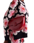 COMPAÑIA FANTASTICA BOLSO HOMBRO GAMUZA ROJO