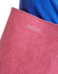 COMPAÑIA FANTASTICA BOLSO HOMBRO GAMUZA ROSA