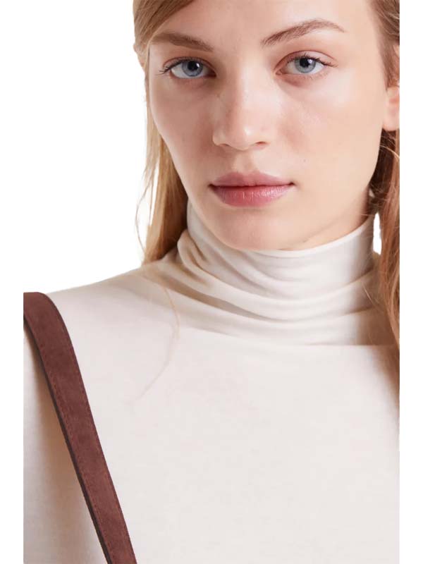 COMPAÑIA FANTASTICA CAMISETA CUELLO ALTO BLANCO