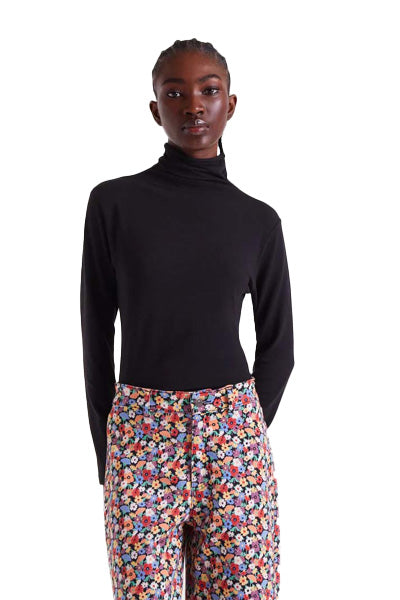 COMPAÑIA FANTASTICA CAMISETA CUELLO ALTO NEGRO