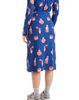 COMPAÑIA FANTASTICA FALDA MIDI ESTAMP PORCELAIN