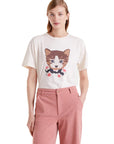 COMPAÑIA FANTASTICA CAMISETA 100% ALGOD EST GATITO