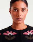 COMPAÑIA FANTASTICA CARDIGAN JACQUARD ESTAMPADO x