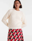 COMPAÑIA FANTASTICA JERSEY PUNTO CON TEXTURA BLANC