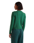 COMPAÑIA FANTASTICA CÁRDIGAN DE PUNTO VERDE