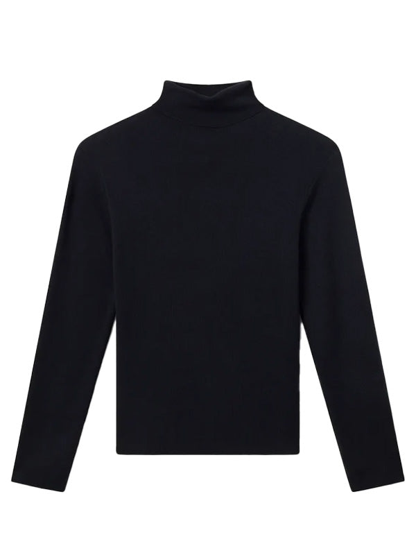 COMPAÑIA FANTASTICA TOP DE PUNTO FINO NEGRO