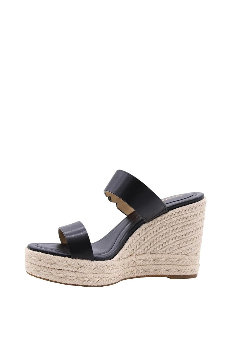 MICHAEL KORS LUCINDA WEDGE BLACK - CALZADO