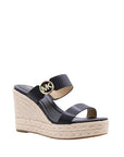 MICHAEL KORS LUCINDA WEDGE BLACK - CALZADO
