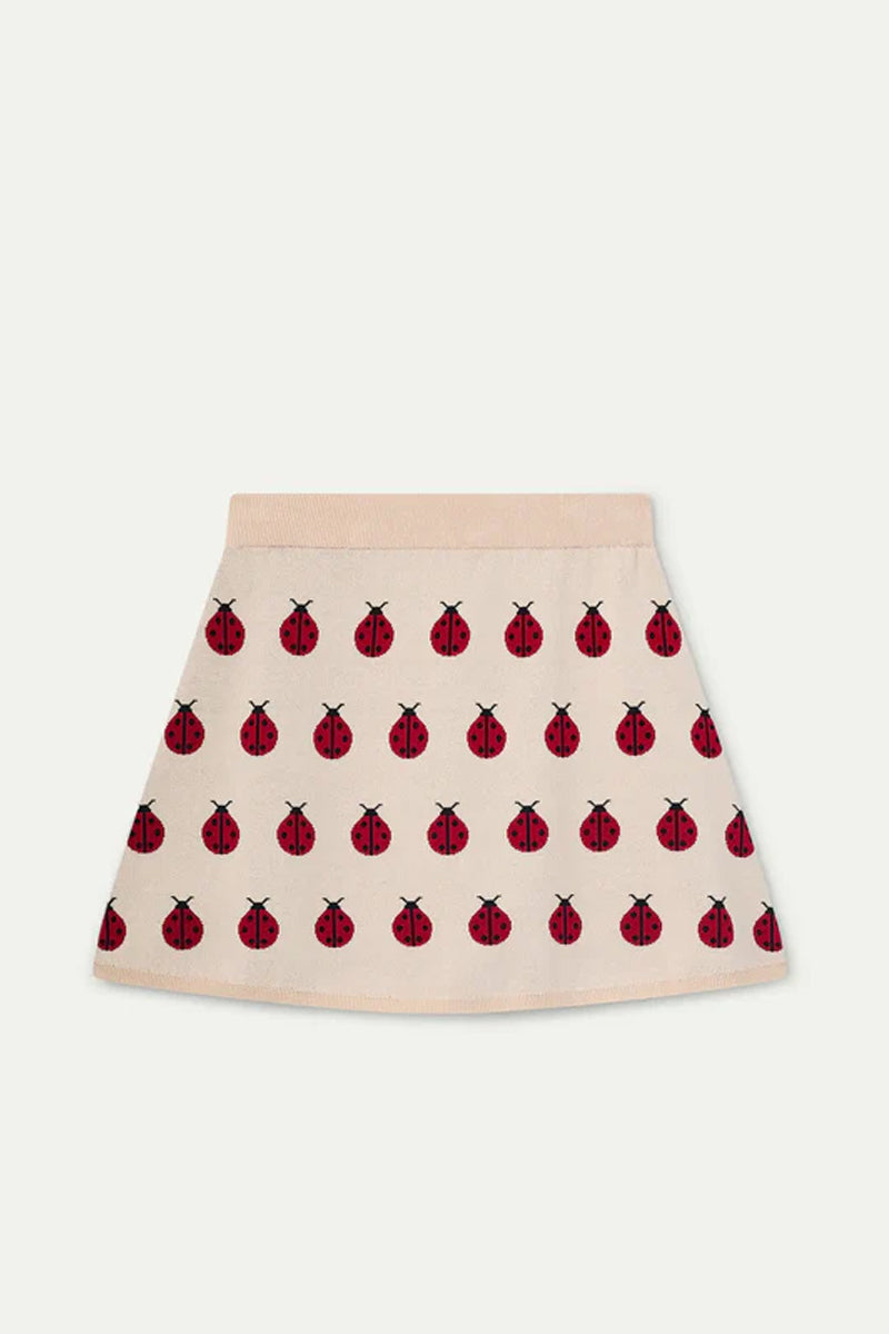 COMPANIA FANTASTICA FALDA CORTA CON ESTAMPADO RED COCCINELLA