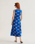 COMPANIA FANTASTICA VESTIDO LARGO CON ESTAMPADO CO