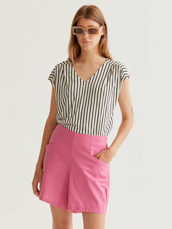 COMPANIA FANTASTICA CAMISETA CON ESTAMPADO RAYAS N