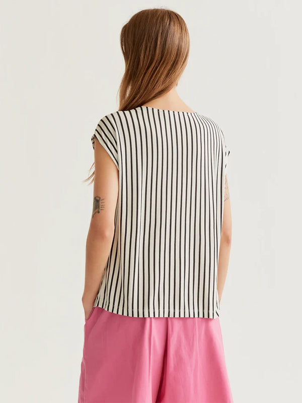 COMPANIA FANTASTICA CAMISETA CON ESTAMPADO RAYAS N