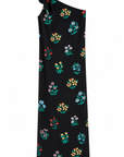 COMPANIA FANTASTICA VESTIDO LARGO ASIMETRICO CON ESTAMPADO MULTICOLOR GARDENER