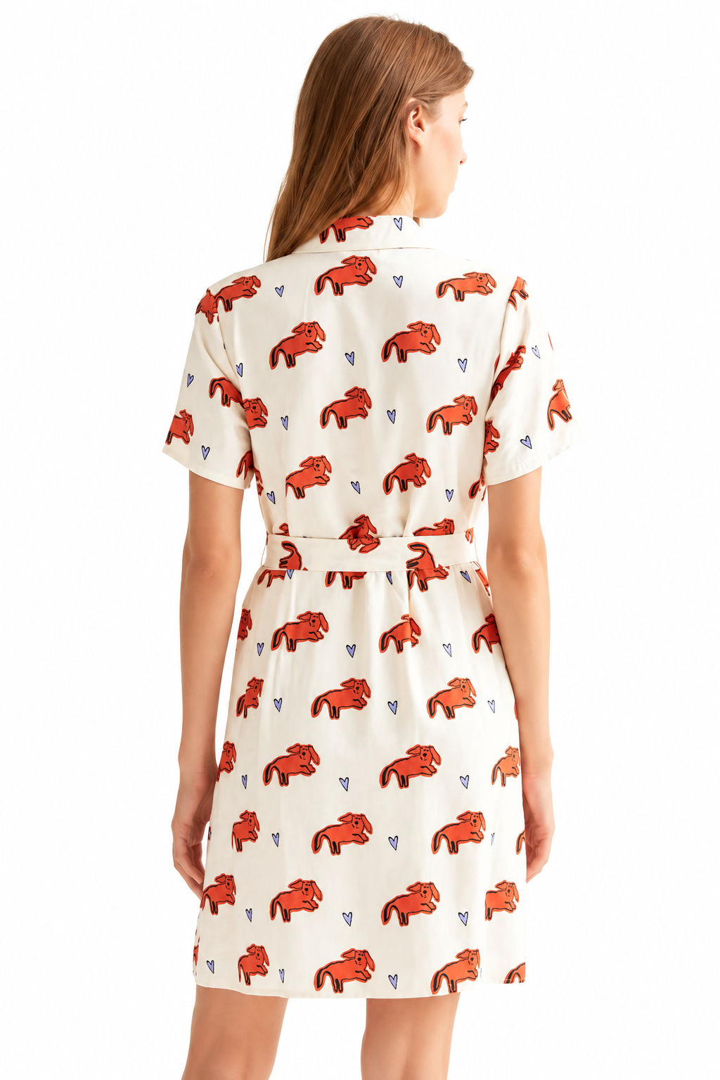 COMPANIA FANTASTICA VESTIDO CORTO CON ESTAMPADO TO