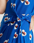 COMPANIA FANTASTICA VESTIDO LARGO CON ESTAMPADO CO