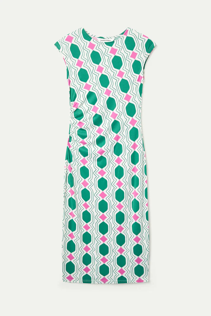 COMPANIA FANTASTICA VESTIDO LARGO CON ESTAMPADO GE