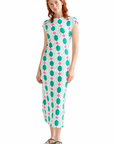 COMPANIA FANTASTICA VESTIDO LARGO CON ESTAMPADO GE
