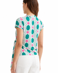 COMPANIA FANTASTICA CAMISETA CON ESTAMPADO GEOMETR