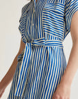 COMPAÑÍA FANTASTICA VESTIDO MIDI CON ESTAMPADO LAV