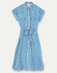COMPAÑÍA FANTASTICA VESTIDO MIDI CON ESTAMPADO LAV