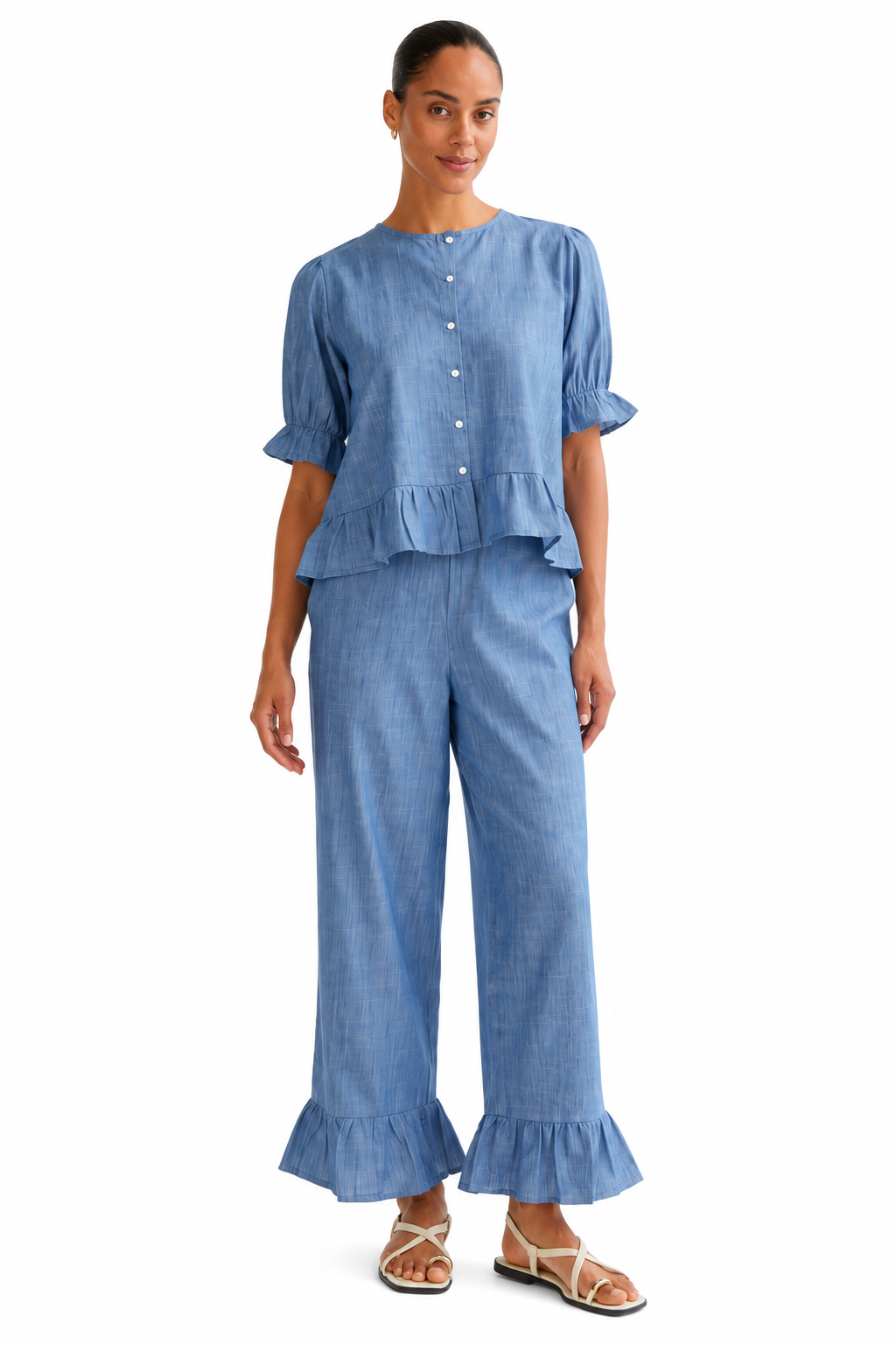 COMPAÑIA FANTASTICA PANTALON 100% ALGODON CHAMBRAY