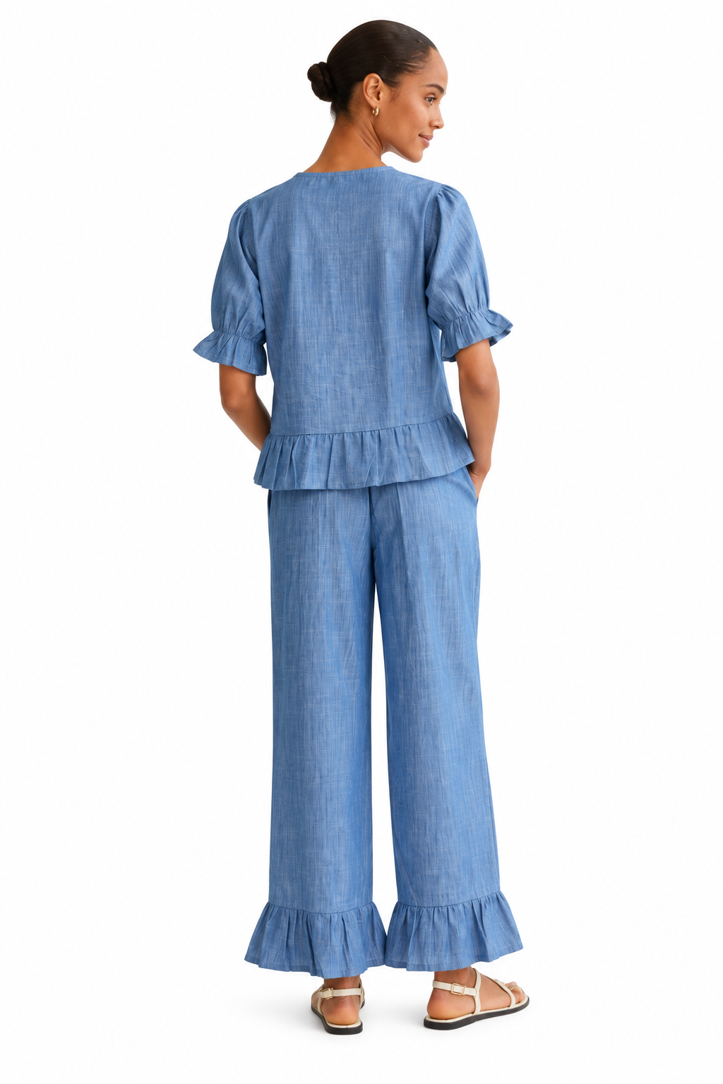 COMPAÑIA FANTASTICA PANTALON 100% ALGODON CHAMBRAY