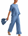 COMPAÑIA FANTASTICA PANTALON 100% ALGODON CHAMBRAY