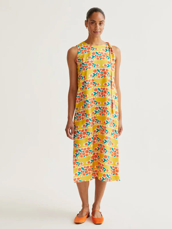 COMPANIA FANTASTICA VESTIDO MIDI CON ESTAMPADO CIT