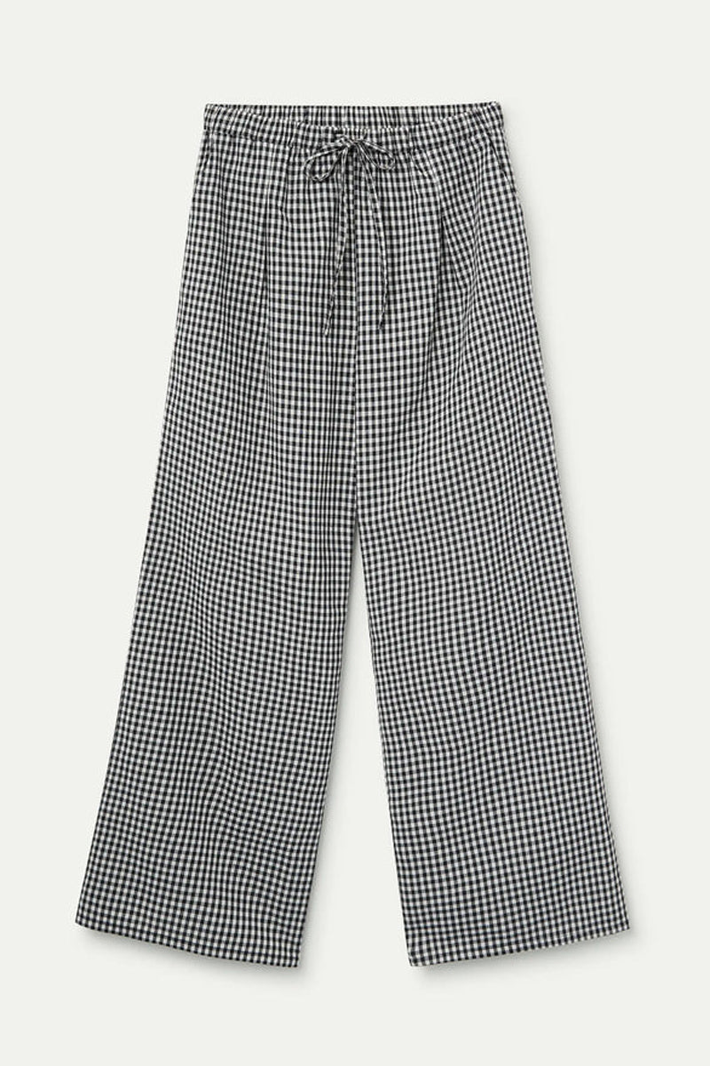 COMPAÑIA FANTASTICA PANTALON CUADROS VICHY NEGRO